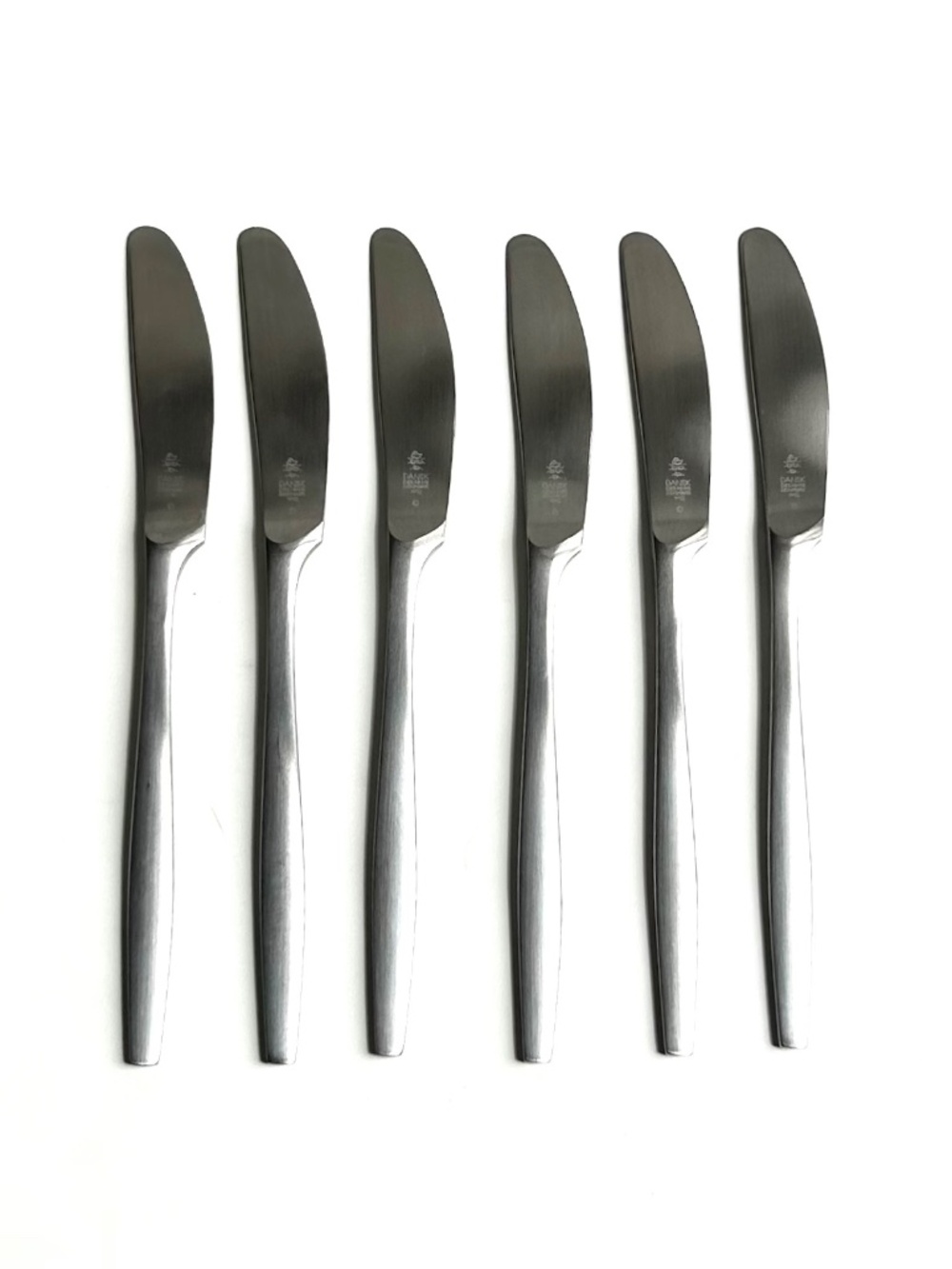 MCM 6 DANSK Denmark Jens Quistgaard VARIATION V Stainless Butter Knives